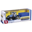 98019 - Bburago traktor utánfutóval New Holland 1:32
